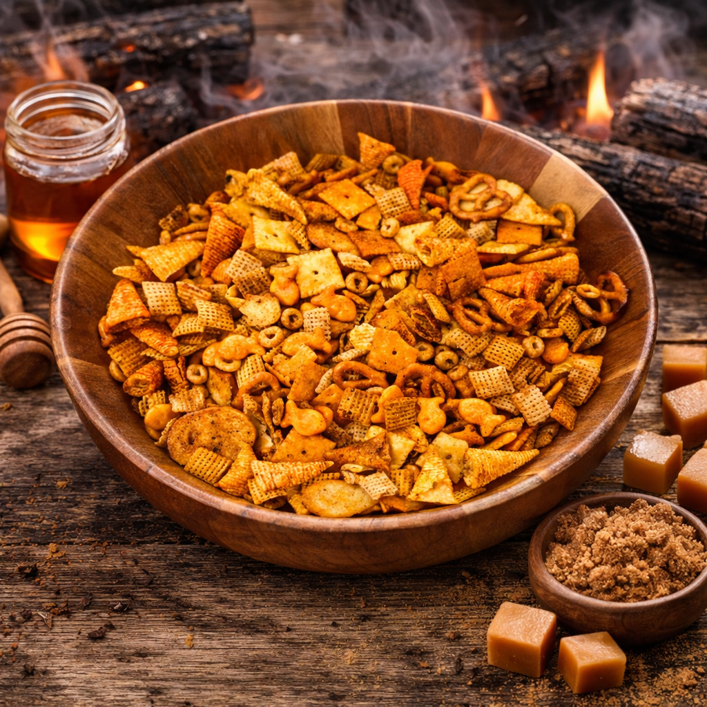 Sweet Smoked Chex Mix