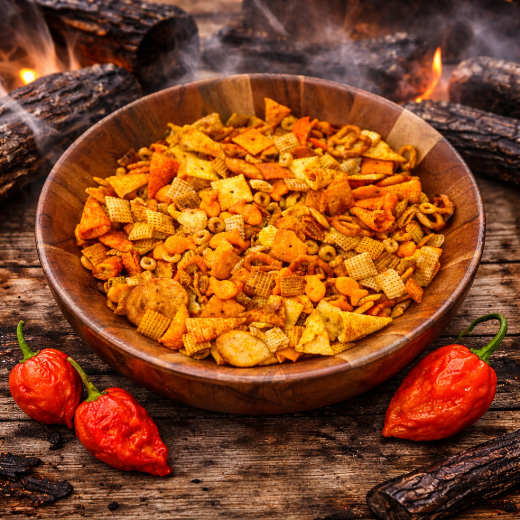 Spicy Smoked Chex Mix